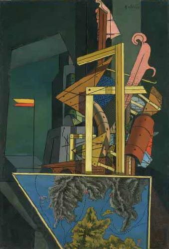 giorgio de chirico The Melancholy of Departure China oil painting art